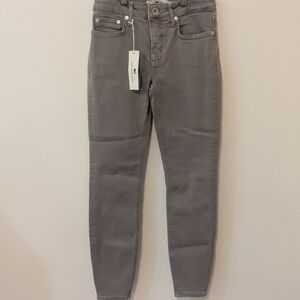Vineyard Vines Jamie High Rise Skinny Ankle  Women's Gray Jeans Size 24